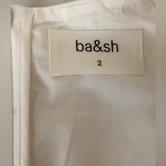 *NWOT BA&SH Wilson Cutout Fit and Flare Mini Ecru Dress - Picture 3 of 4